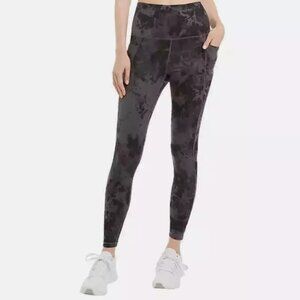 Danskin Ladies' High Rise Brushed Legging Gray Marble Size S